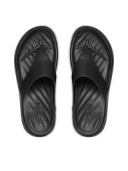 Crocs Japonki Getaway Triangle Flip 212018 Czarny. Czarne japonki Crocs, bez wzorów, z tworzywa sztucznego. Za 179.99 zł.