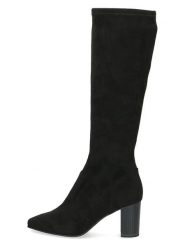 Caprice Kozaki w kolorze czarnym rozmiar: 41. Czarne kozaki Caprice, na zimę, bez wzorów, bez obcasa, bez zapięcia. Za 208.99 zł.