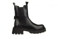 Botki Bayla-161 205 1506 01 Black 161651, Czarny, Skóra naturalna - 40. Czarne botki Bayla, bez wzorów, z gumy, eleganckie, z okrągłym noskiem, za kostkę, bez obcasa, bez zapięcia. W wyprzedaży za 349.00 zł.