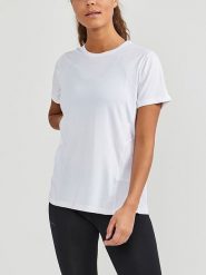 Craft Koszulka sportowa w kolorze białym rozmiar: M. Białe t-shirty sportowe Craft, m, bez wzorów, bez ramiączek, outdoorowe. Za 79.21 zł.