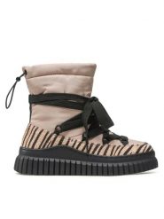 Jenny Fairy Trzewiki WS5880-02 Beżowy. Brązowe botki Jenny Fairy, bez wzorów, z materiału, bez obcasa, na płaskiej podeszwie, bez zapięcia. Za 179.99 zł.