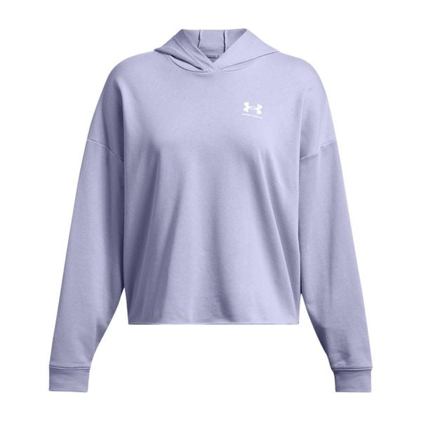 Damska bluza oversize z kapturem Under Armour Rival Terry. Białe bluzy Under Armour, s, bez wzorów, bez ramiączek, z kapturem. W wyprzedaży za 250.40 zł.