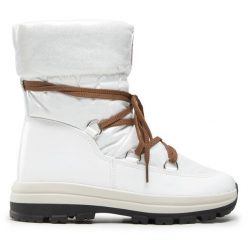Śniegowce Olang. Białe śniegowce Olang, bez wzorów, bez zapięcia. Za 569.99 zł.