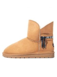 Blackfield Botki zimowe "Zeek" w kolorze jasnobrązowym rozmiar: 38. Brązowe botki Blackfield, bez wzorów, bez obcasa, bez zapięcia. Za 151.90 zł.