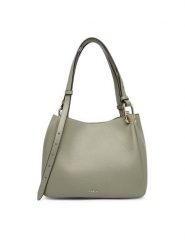 Furla Torebka Nuvola M Tote WB02020 HSF000 CN AG700 Zielony. Zielone torebki klasyczne Furla, bez wzorów, ze skóry, bez dodatków. Za 1,709.00 zł.