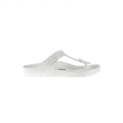 Japonki damskie Birkenstock Gizeh Eva. Białe japonki Birkenstock, bez wzorów, z materiału. Za 279.00 zł.
