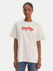 HUGO T-Shirt Vintage 50561164 Beżowy Relaxed Fit. Brązowe t-shirty Hugo, l, bez wzorów, z bawełny, vintage, bez kołnierzyka, bez ramiączek. Za 319.99 zł.