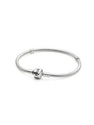 Pandora Srebrna bransoletka rozmiar: 23. Szare bransoletki Pandora, srebrne. Za 234.45 zł.