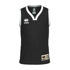 Dziecięcy tank top Errea California. Białe topy ERREA, bez wzorów, sportowe, bez kołnierzyka, bez ramiączek. Za 159.40 zł.