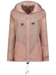 Geographical Norway Kurtka przejściowa "Boat" w kolorze jasnoróżowym rozmiar: XL. Różowe kurtki Geographical Norway, xl, z aplikacjami, bez kaptura. Za 92.42 zł.