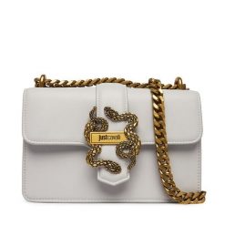 Torebka Just Cavalli. Szare kopertówki Just Cavalli, bez wzorów, wizytowe, bez dodatków. Za 782.99 zł.