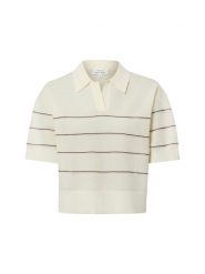 Opus Damski sweter z dzianiny z krótkim rękawem Kobiety biały|różowy, 38. Białe swetry Opus, na lato, bez wzorów, z dzianiny, sportowe, bez ramiączek. Za 349.95 zł.