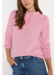 Cecil Bluza w kolorze jasnoróżowym rozmiar: XL. Różowe bluzy bez kaptura Cecil, xl, bez wzorów, bez kaptura. Za 118.01 zł.