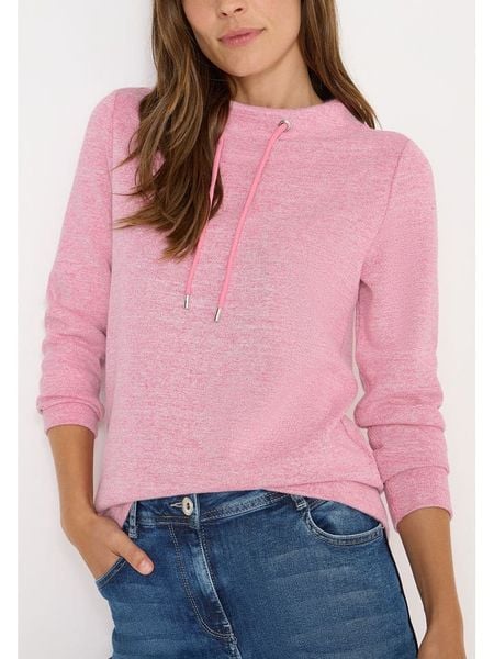 Cecil Bluza w kolorze jasnoróżowym rozmiar: XS. Różowe bluzy Cecil, xs, bez wzorów, bez ramiączek, bez kaptura. Za 118.01 zł.