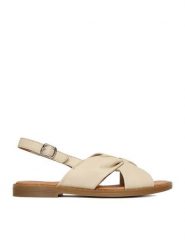 Remonte Sandały CEO-D3674-61 Beżowy. Brązowe sandały Remonte, bez wzorów, ze skóry, bez obcasa, na płaskiej podeszwie, bez zapięcia. Za 339.99 zł.