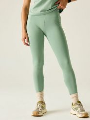 Dare 2b Legginsy sportowe "Power" w kolorze miętowym rozmiar: 40. Zielone legginsy sportowe Dare 2b, bez wzorów, z materiału, z podwyższonym stanem, outdoorowe. Za 122.67 zł.