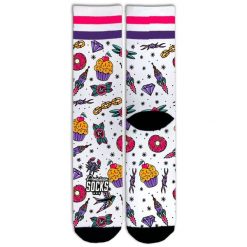 Skarpetki American Socks Cupcake. Białe skarpetki AMERICAN SOCKS, bez wzorów. Za 101.48 zł.