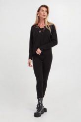 Legginsy damskie ERMANNO FIRENZE. Legginsy Ermanno Firenze, bez wzorów. W wyprzedaży za 545.35 zł.
