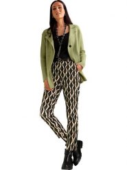 Heine Spodnie w kolorze czarno-żółtym rozmiar: 46. Czarne spodnie materiałowe Heine, bez wzorów, z materiału. Za 56.99 zł.