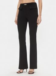 Rinascimento Spodnie materiałowe CFC0117520003 Czarny Bootcut Fit. Czarne spodnie materiałowe Rinascimento, bez wzorów, z materiału. Za 259.99 zł.
