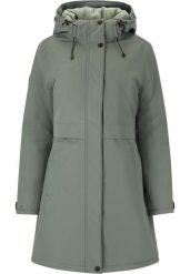 Parka dla kobiet Whistler Mullie V2 W-Pro 10000. Zielone płaszcze WHISTLER, uniwersalny, bez wzorów, z materiału, eleganckie, bez kaptura. Za 447.00 zł.