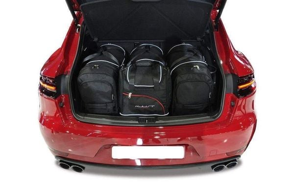 Torby Do Bagażnika Porsche Macan 2013+ 4Szt Kjust. Czarne torby podróżne KJUST, bez wzorów, z kauczuku. Za 1,330.00 zł.