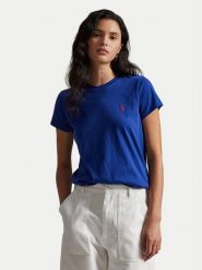 Polo Ralph Lauren T-Shirt 211B14605007 Niebieski Classic Fit. Niebieskie t-shirty Polo Ralph Lauren, xs, bez wzorów, z bawełny, bez kołnierzyka, bez ramiączek. Za 399.99 zł.