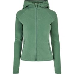 Kurtka polarowa z kapturem dla kobiet Urban Classics. Zielone kurtki Urban Classics, m, bez wzorów, z materiału, eleganckie, z kapturem. Za 147.30 zł.
