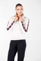 Sweter turystyczny damski Woolona 100% Merino. Białe swetry WOOLONA, na zimę, l, bez wzorów, z materiału, biznesowe, bez ramiączek. Za 648.00 zł.