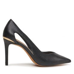Szpilki Aldo. Czarne szpilki Aldo, bez wzorów, bez obcasa, na szpilce, bez zapięcia. Za 279.99 zł.