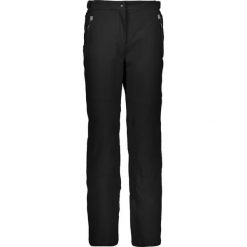 Spodnie damskie narciarskie CMP 3W18596N. Czarne spodnie narciarskie CMP, bez wzorów, z materiału, narciarskie. Za 399.99 zł.