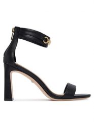 Marciano Guess Sandały G6YZ16 L0168 Czarny. Czarne sandały Marciano Guess, z aplikacjami, ze skóry, bez obcasa, na słupku, bez zapięcia. Za 989.99 zł.