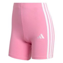 Szorty damskie adidas Essentials 3. Białe szorty sportowe adidas, bez wzorów, z materiału, na fitness i siłownię. Za 139.00 zł.
