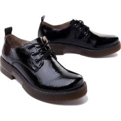 RIEKER 72000-03 black, półbuty damskie. Czarne półbuty wsuwane Rieker, bez wzorów, bez obcasa, na obcasie. Za 299.90 zł.