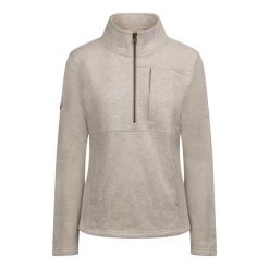 Bluza Damska Hoxie Marl Fleece Top. Białe bluzy Trespass, bez wzorów, sportowe, bez ramiączek, bez kaptura. Za 208.99 zł.