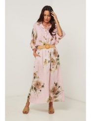 Le Monde du Lin Lniana spódnica w kolorze jasnoróżowym rozmiar: 36/38. Różowe spódnice Le Monde du Lin, bez wzorów, ze lnu, maxi. Za 143.99 zł.