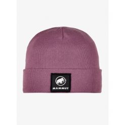Czapka zimowa Mammut Fedoz Beanie - flux. Fioletowe czapki zimowe Mammut, bez wzorów, sportowe. Za 135.99 zł.