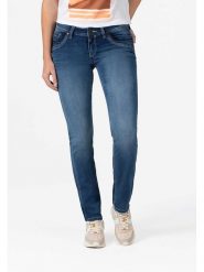Timezone Dżinsy "Tahila" - Slim fit - w kolorze niebieskim rozmiar: W29/L30. Niebieskie jeansy Timezone, l, bez wzorów, klasyczne. Za 227.85 zł.