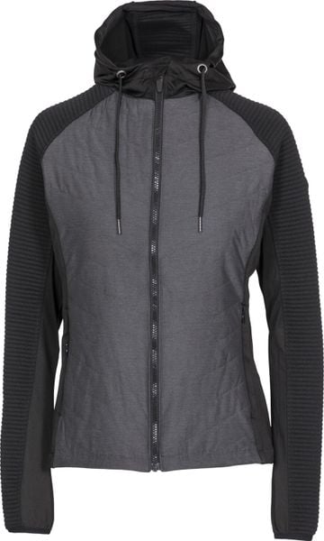 Bluza z kapturem 2058 z pikowanym korpusem. Czarne bluzy 2117 OF SWEDEN, l, z aplikacjami, z materiału, bez ramiączek, z kapturem. Za 302.99 zł.