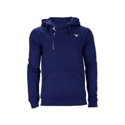 Bluza z kapturem Victor V-03400 B. Niebieskie bluzy z kapturem Victor, l, bez wzorów, prążkowane, z kapturem, tenisowe. Za 219.99 zł.