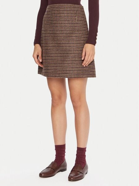 Weekend Max Mara Spódnica trapezowa Vata 2525106072 Brązowy Regular Fit. Brązowe spódnice Weekend Max Mara, bez wzorów, z wełny, trapezowe. Za 829.99 zł.