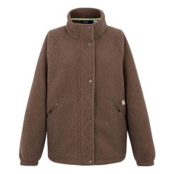 Polar damski rozsuwany Emilica Borg. Brązowe bluzy z polaru Regatta, bez wzorów, z polaru, trekkingowe. W wyprzedaży za 249.99 zł.