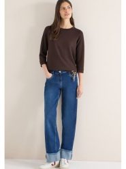 Cecil Bluza w kolorze ciemnobrązowym rozmiar: XL. Brązowe bluzy Cecil, xl, bez wzorów, bez ramiączek, bez kaptura. Za 132.98 zł.