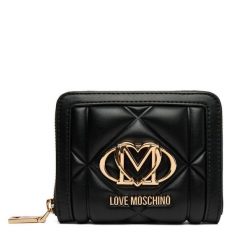 Portfel LOVE MOSCHINO. Czarne portfele Love Moschino, bez wzorów. Za 459.99 zł.