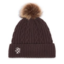 Czapka Liu Jo. Brązowe czapki zimowe Liu Jo, bez wzorów. Za 249.99 zł.