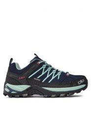 CMP Trekkingi Rigel Low Wmn Treking Shoe Wp 3Q13246 Niebieski. Niebieskie buty trekkingowe CMP, bez wzorów, ze skóry, bez zapięcia, trekkingowe. Za 349.99 zł.