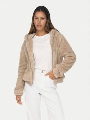 ONLY Kurtka przejściowa New Anna 15300635 Beżowy Regular Fit. Brązowe kurtki ONLY, s, bez wzorów, z syntetyku, bez kaptura. Za 179.99 zł.