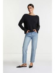 Rich & Royal Sweter w kolorze czarnym rozmiar: L. Czarne swetry Rich & Royal, l, bez wzorów, bez ramiączek. Za 258.52 zł.