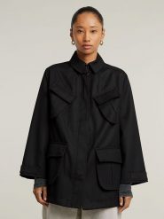 G-Star Kurtka przejściowa w kolorze czarnym rozmiar: XS. Czarne kurtki G-Star, xs, bez wzorów, retro, bez kaptura. Za 326.99 zł.