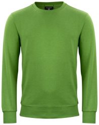 Clique Classic Roundneck bluza z dekoltem okrągłym unisex z kieszenią na zamek. Szare bluzy CLIQUE, s, bez wzorów, z bawełny, bez kaptura. Za 183.24 zł.